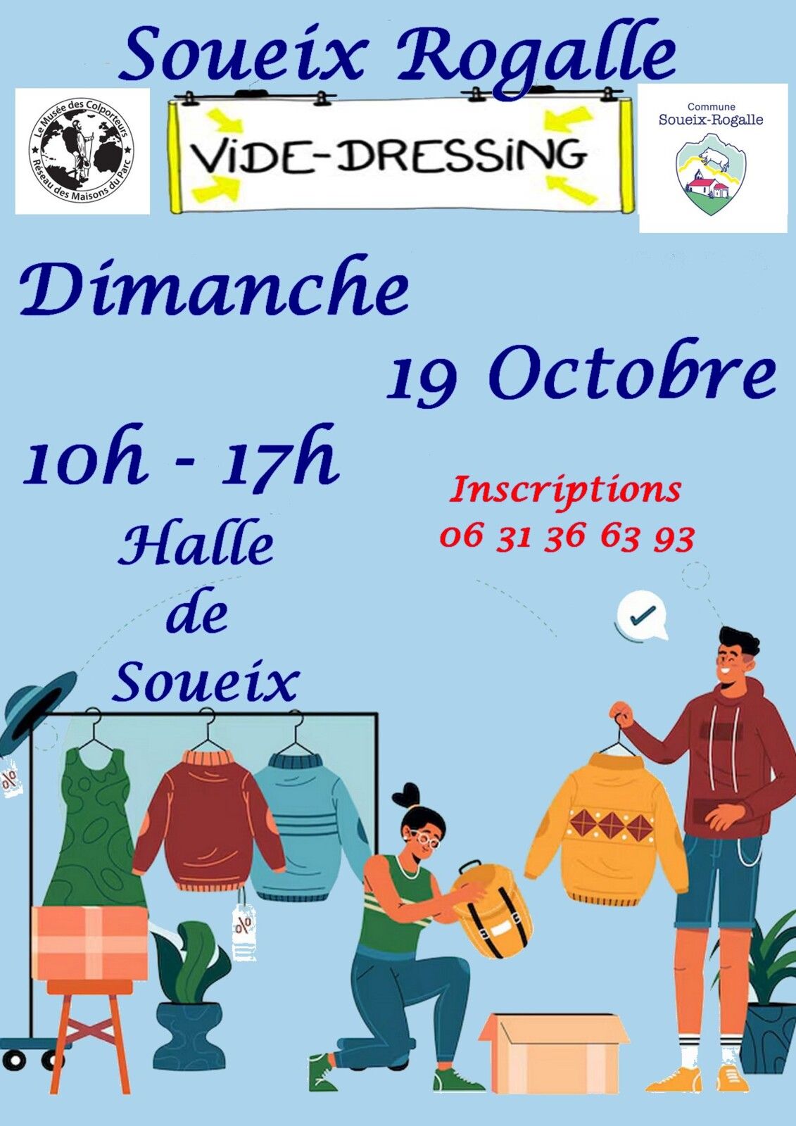Vide dressing le dimanche 19 octobre