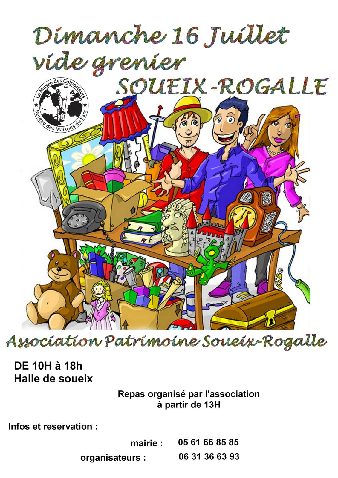 VIDE GRENIER DIMANCHE 16 JUILLET