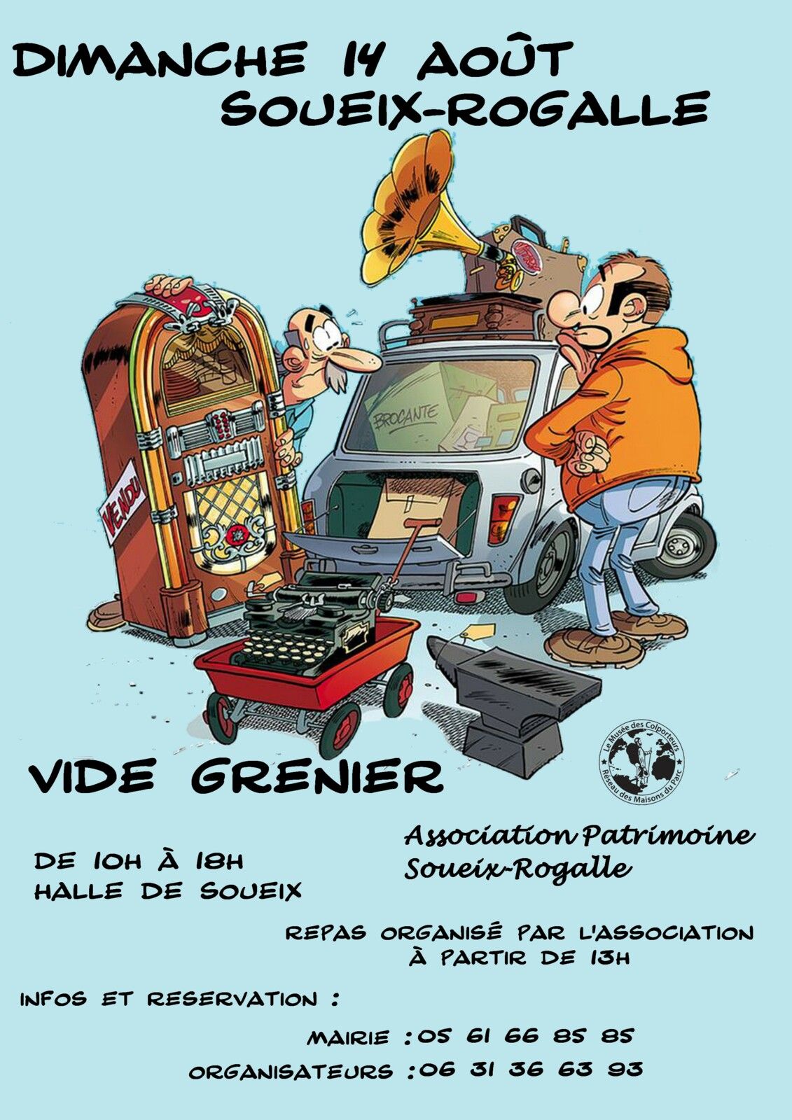 Vide grenier du dimanche 14 août