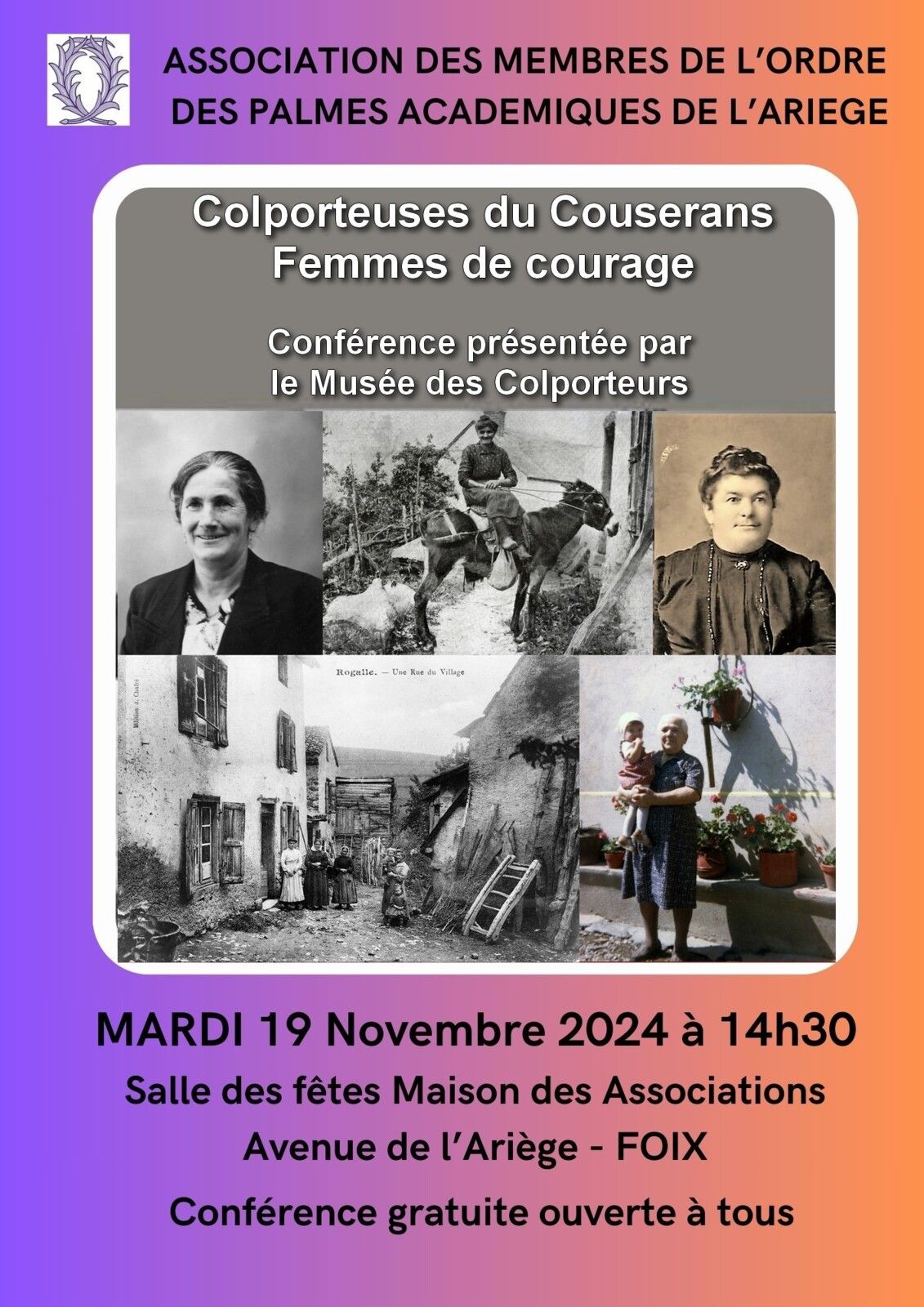 Conférence mardi 19 novembre