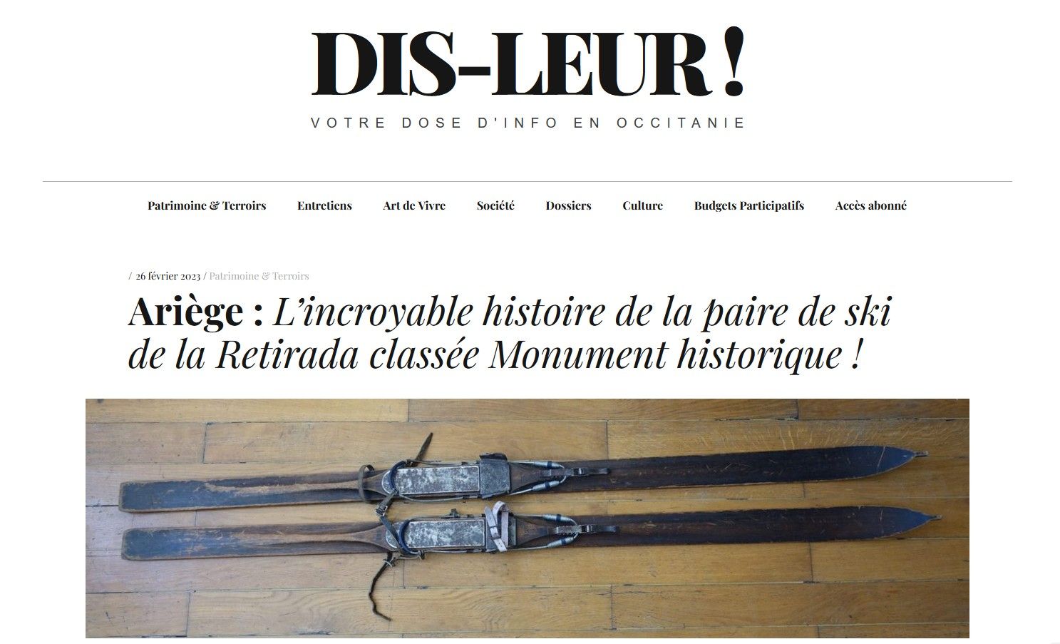 France3 au Musée des colporteurs