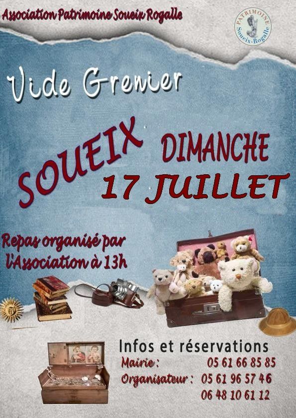 VIDE GRENIER DIMANCHE 17 JUILLET