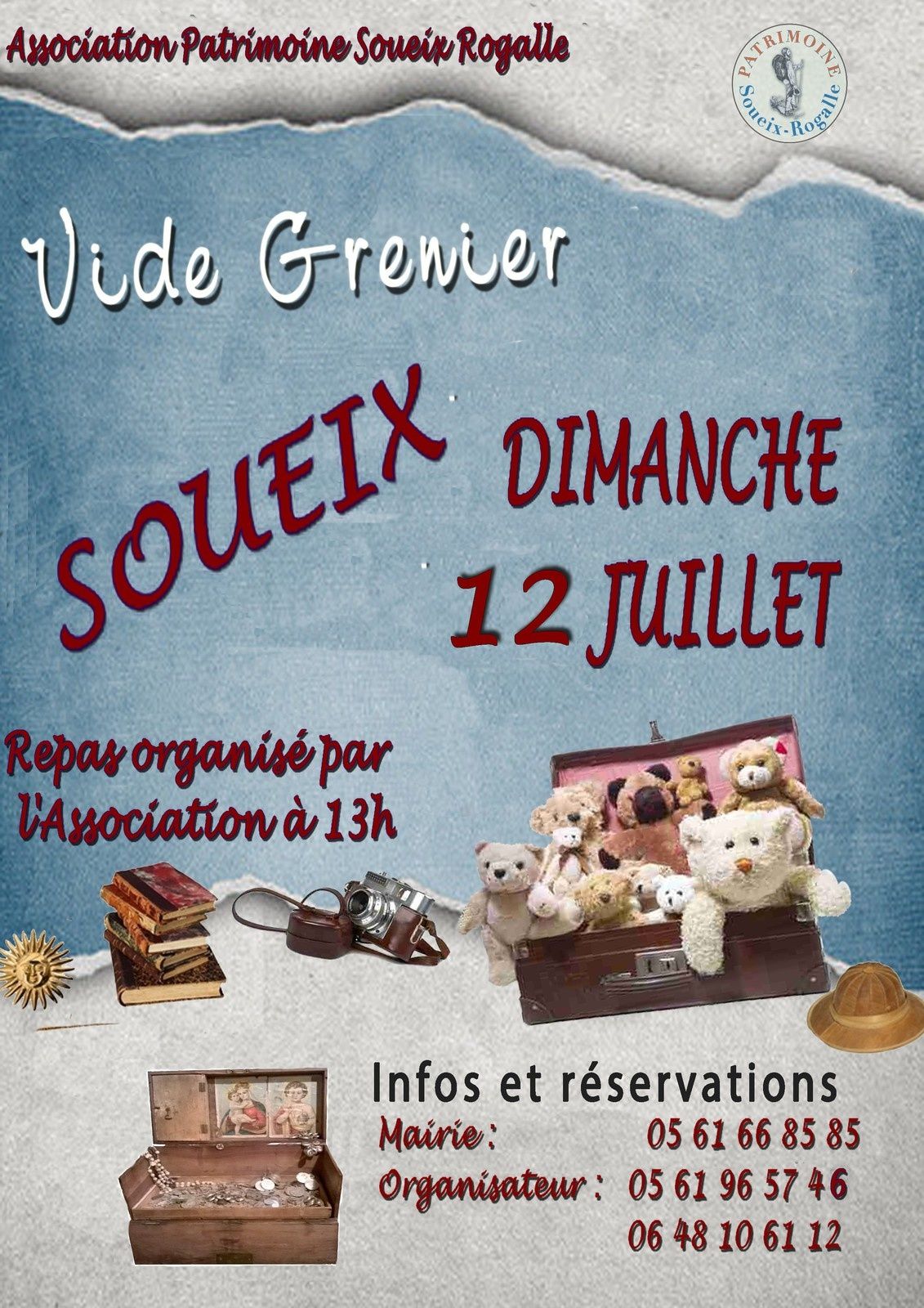 Vide grenier 12 Juillet 2015