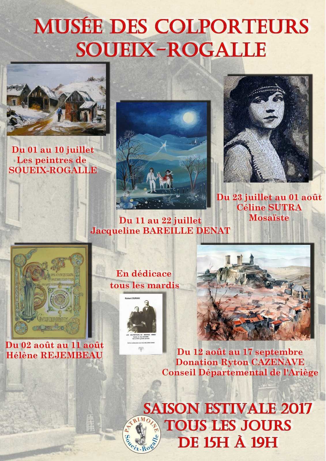 Expositions des Artistes : Estivales 2017