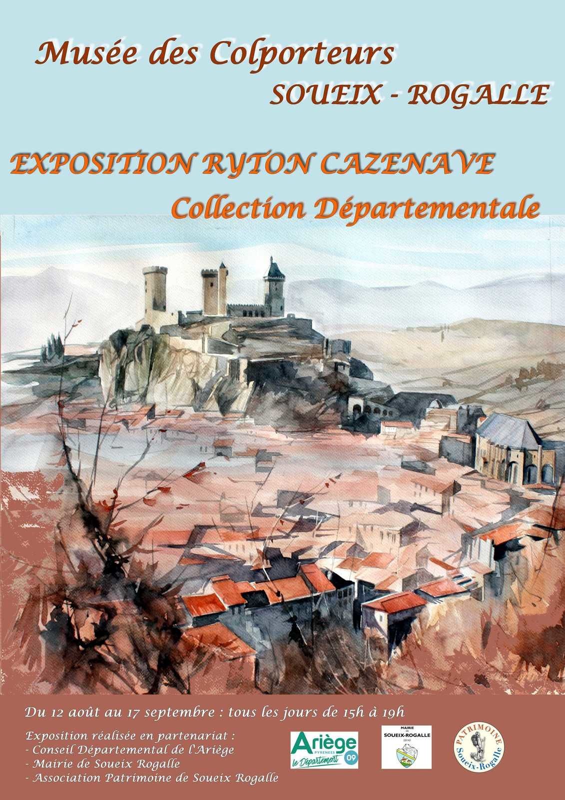 Exposition Ryton Cazenave    Donation Conseil Départemental de l' Ariège